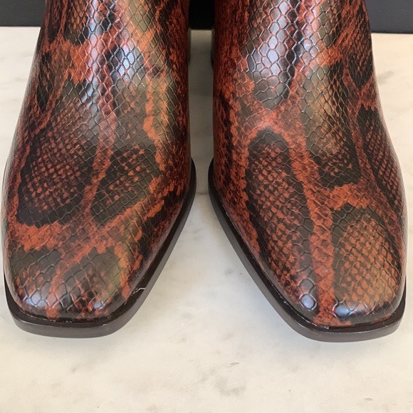 Sam Edelman Snake Print Carlysle Ankle Boot - Picture 5 of 15